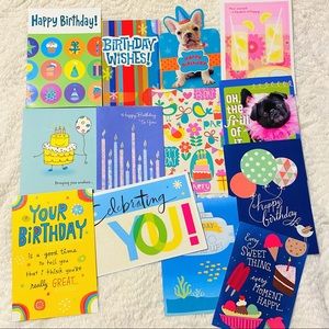 25 NEW Assorted Hallmark Birthday Cards